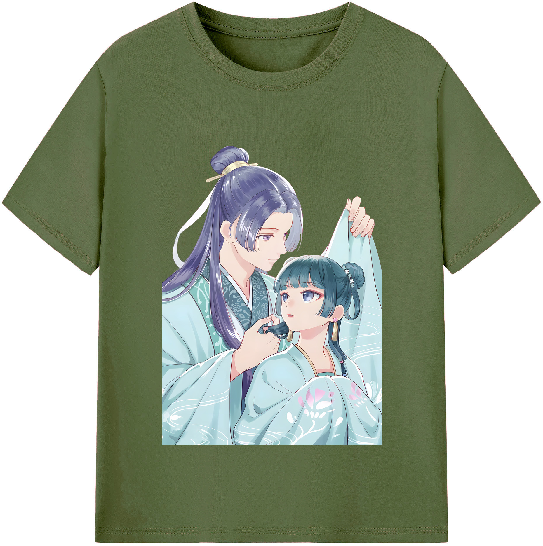 （画像用） 薬屋のひとりごと The Apothecary Diaries 綿100％半袖Tシャツ（フロントプリント）